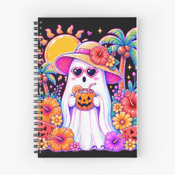Item preview, Summerween Vibes Spooky Ghost Pumpkins Halloween Women Girls  designed and sold by kristianmkt.