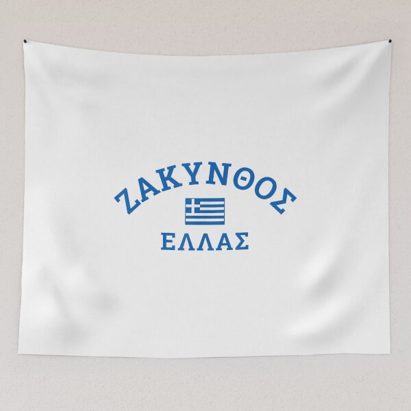 Item preview, Zakynthos Greece Greek Flag designed and sold by goombi-creative.