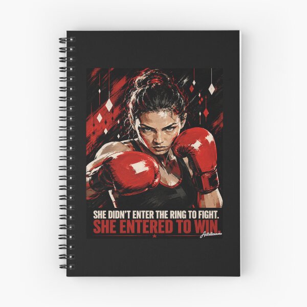 Item preview, Female Boxer Guard Pose Bold Graphic Red Black Boxing Art designed and sold by Artisticanvas.