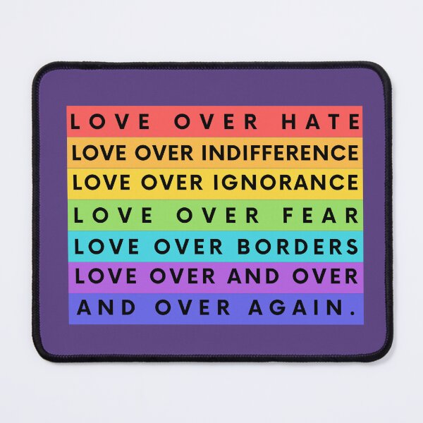 Item preview, Love Over Hate- The Episcopal Church™ designed and sold by Canterbury Episcopal Campus Ministry at Texas Tech University .