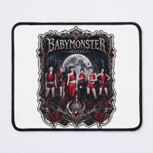 Item preview, Dark Blood Moon BABYMONSTER Choom Gothic Vampire Poster Design designed and sold by Valereekmerch.
