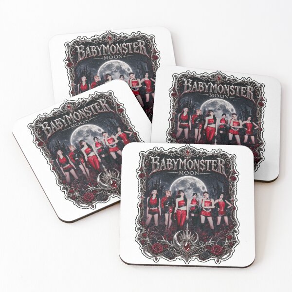 Item preview, Dark Blood Moon BABYMONSTER Choom Gothic Vampire Poster Design designed and sold by Valereekmerch.