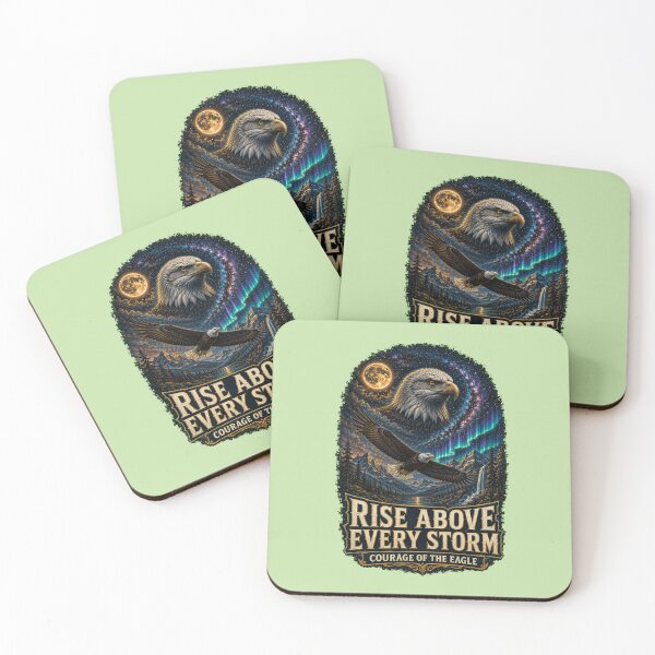 Item preview, Rise Above Every Storm – Courage of the Eagle designed and sold by NinaCreator.