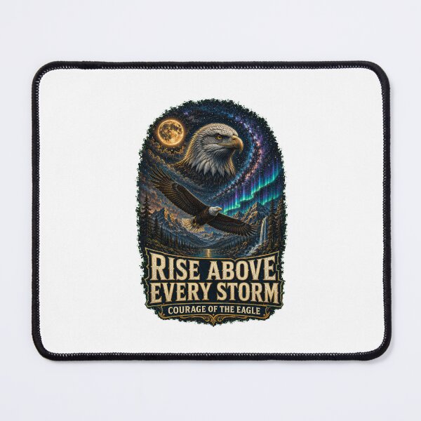 Item preview, Rise Above Every Storm – Courage of the Eagle designed and sold by NinaCreator.