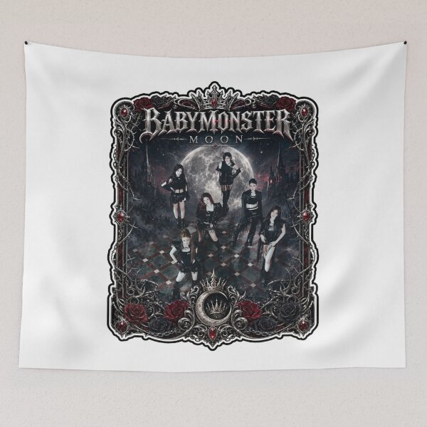 Item preview, ABYMONSTER Group Vampire Moon Gothic Hip Hop Fan Art designed and sold by Valereekmerch.