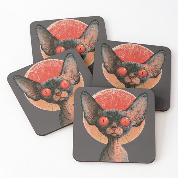 Artikelvorschau, Sphynx-Retro-Katze entworfen und verkauft von The Retro Stop.