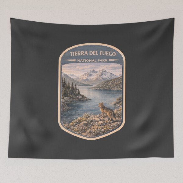 Item preview, Argentina National Parks Vintage Prints: Tierra del Fuego designed and sold by PinUpPizzazz.