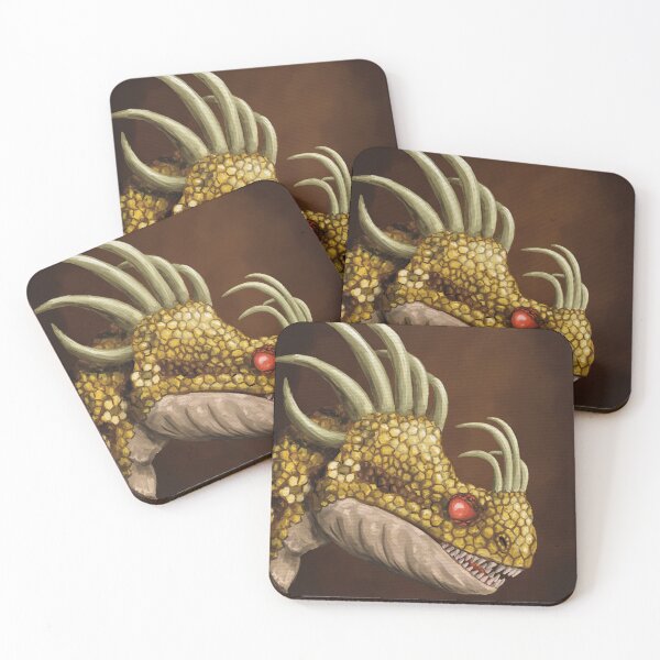 Item preview, Fireworm queen painting designed and sold by RootSpellStudio.