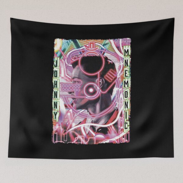 Item preview, Johnny Mnemonic Neon Poster designed and sold by signiquitatis.