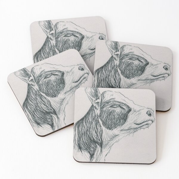 Item preview, Cow sketch designed and sold by Aryn James.