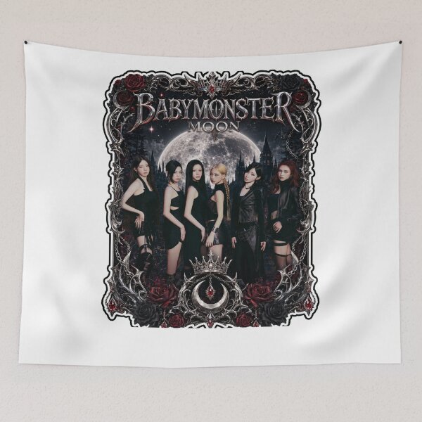 Item preview, BABYMONSTER Vampire Moon Graphic Artwork designed and sold by Valereekmerch.