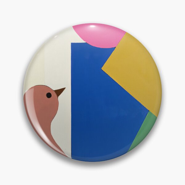 Item preview, Abstract Geometric Bird Art – "Bird Among Bold Shapes" designed and sold by Filora Atelier | Bird Art.