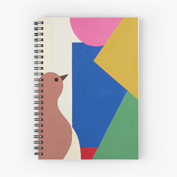 Item preview, Abstract Geometric Bird Art – "Bird Among Bold Shapes" designed and sold by Filora Atelier | Bird Art.
