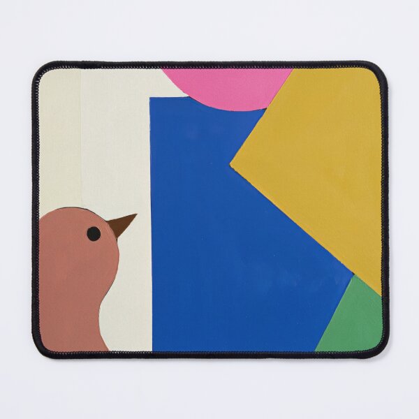 Item preview, Abstract Geometric Bird Art – "Bird Among Bold Shapes" designed and sold by Filora Atelier | Bird Art.