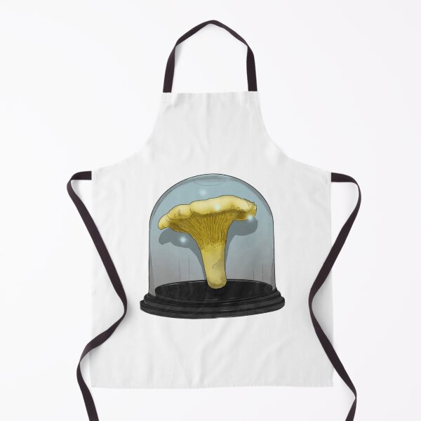 Item preview, Chanterelle Mushroom Specimen in Glass Dome designed and sold by CurioBotanical.