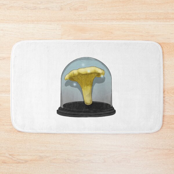 Item preview, Chanterelle Mushroom Specimen in Glass Dome designed and sold by CurioBotanical.