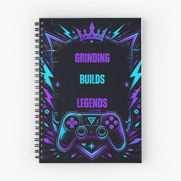 Item preview, Grinding Builds Legends Gaming T-Shirt | Neon Gamer Controller Retro Esports Design designed and sold by Goyito Oficial.