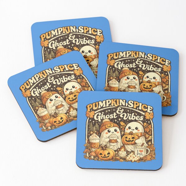 Item preview, Pumpkin Spice & Ghost Vibes | Cute Retro Halloween Autumn Design designed and sold by mocci10.