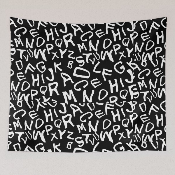 Item preview, Playful Letters Pattern designed and sold by unfrgttble.