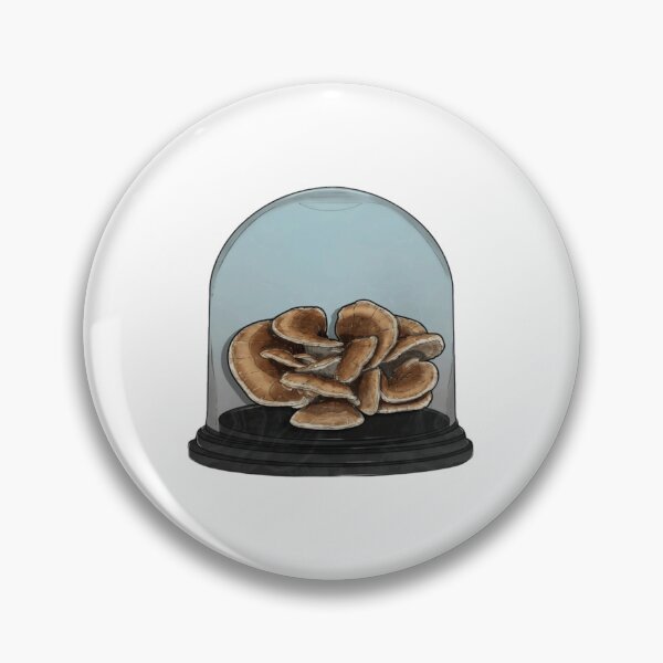 Item preview, Mushroom Specimen in Glass Cloche  designed and sold by CurioBotanical.