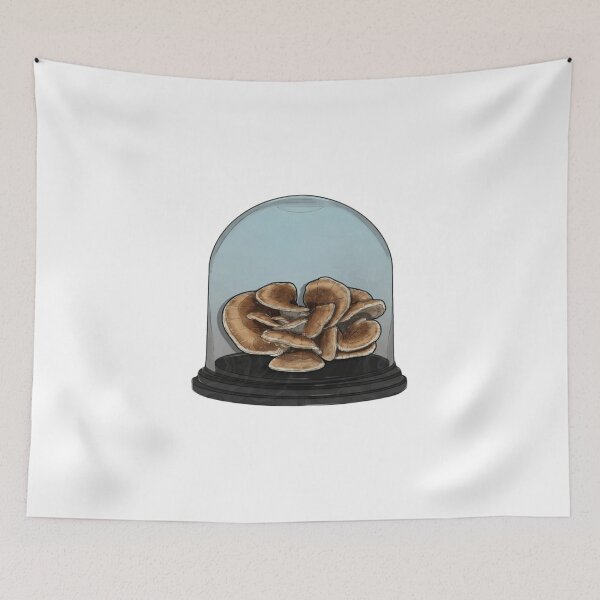 Item preview, Mushroom Specimen in Glass Cloche  designed and sold by CurioBotanical.