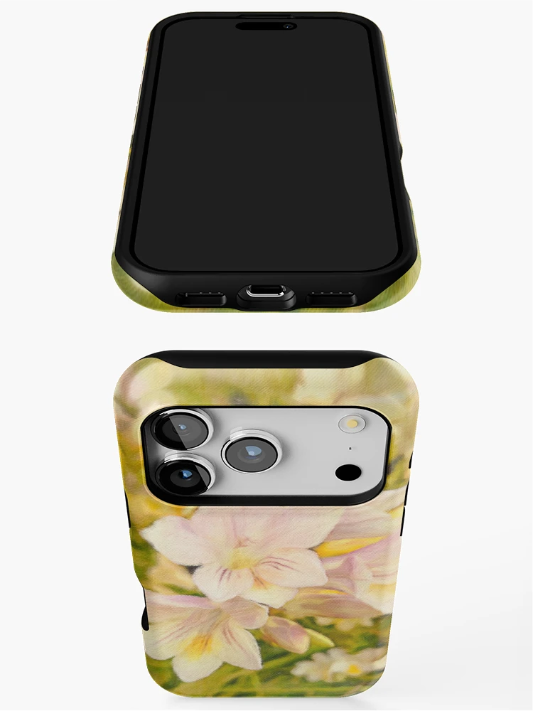 Thumbnail 3 of 4, iPhone Case, Early Springtime Freesias designed and sold by Rasendyll.
