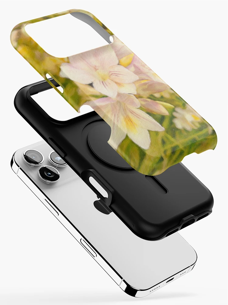 Thumbnail 2 of 4, iPhone Case, Early Springtime Freesias designed and sold by Rasendyll.