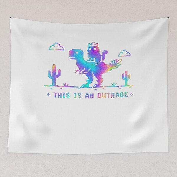 Item preview, This Is an Outrage designed and sold by Theaurore.