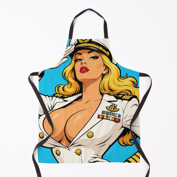 Item preview, Retro Naval Officer Pin Up designed and sold by obstinator.