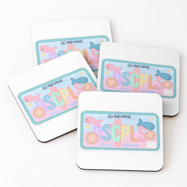 Item preview, Disciples license plate fishes and loaves designed and sold by Shop.Megwilliams.