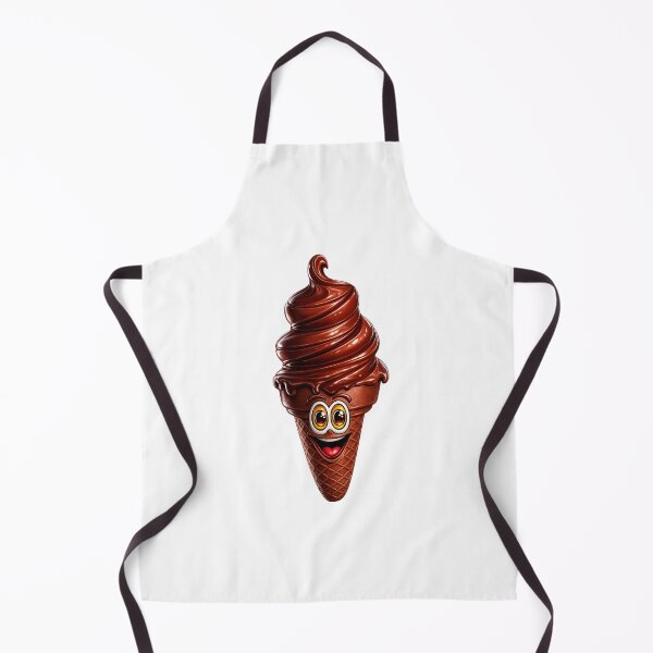 Item preview, chocolate ice cream cone cartoon designed and sold by Scott Hayes.
