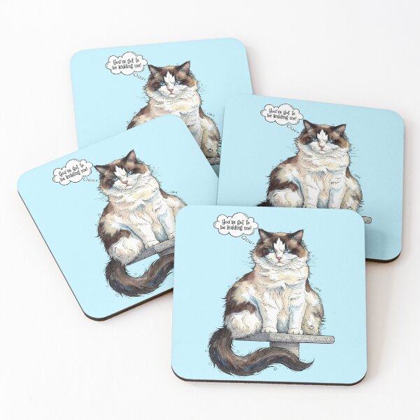 Item preview, Whimsical Ragdoll Cat Is Silently Judging You! designed and sold by Lion and Lamb Design.