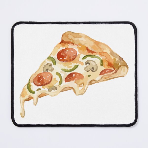 Item preview, Veggie pizza slice - hot food design designed and sold by Pace & Layer.