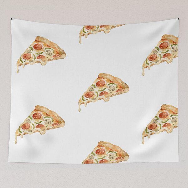 Item preview, Veggie pizza slice - hot food design designed and sold by Pace & Layer.