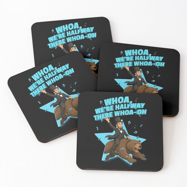 Item preview, Lincoln on a bear – Misheard Abraham Lincoln lyric parody design designed and sold by messy-nessie.