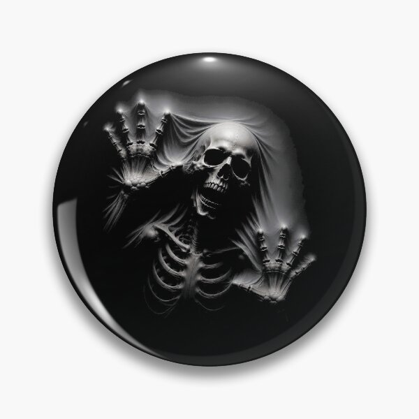 Item preview, Sinister Skeleton Emerges from the Shadows Halloween designed and sold by rafaeltto.