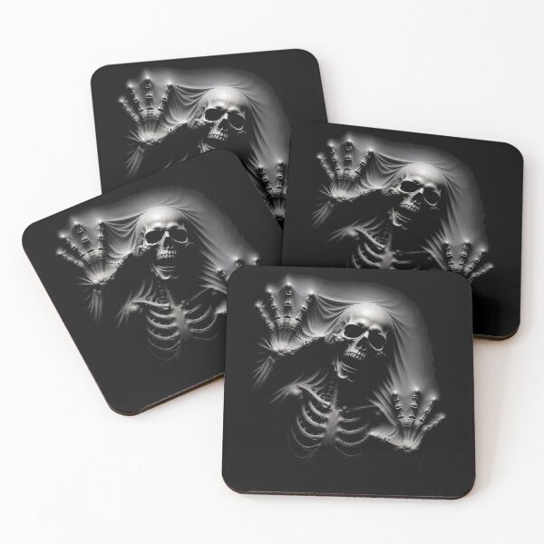 Item preview, Sinister Skeleton Emerges from the Shadows Halloween designed and sold by rafaeltto.
