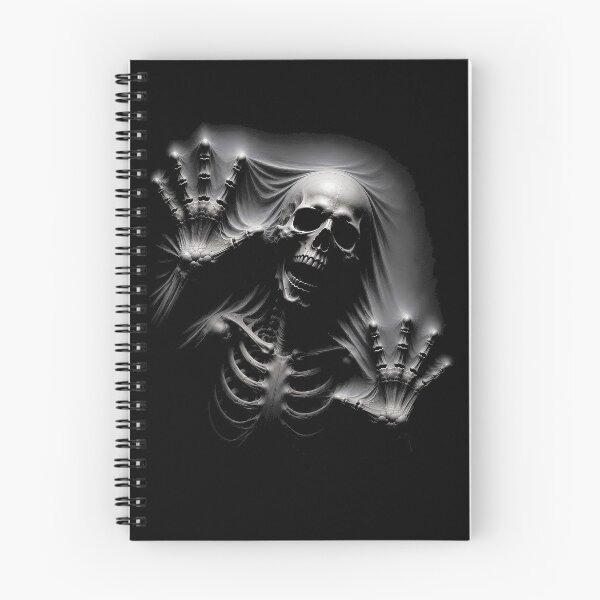 Item preview, Sinister Skeleton Emerges from the Shadows Halloween designed and sold by rafaeltto.
