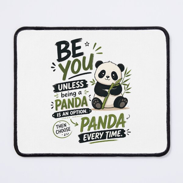 Item preview, Cute Panda Typography Quote designed and sold by M.Store.