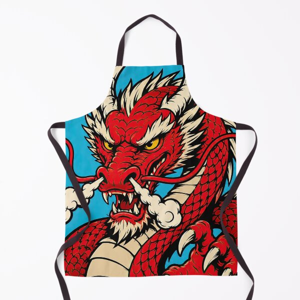 Item preview, Red Chinese Dragon Skate Style Graphic Illustration designed and sold by obstinator.