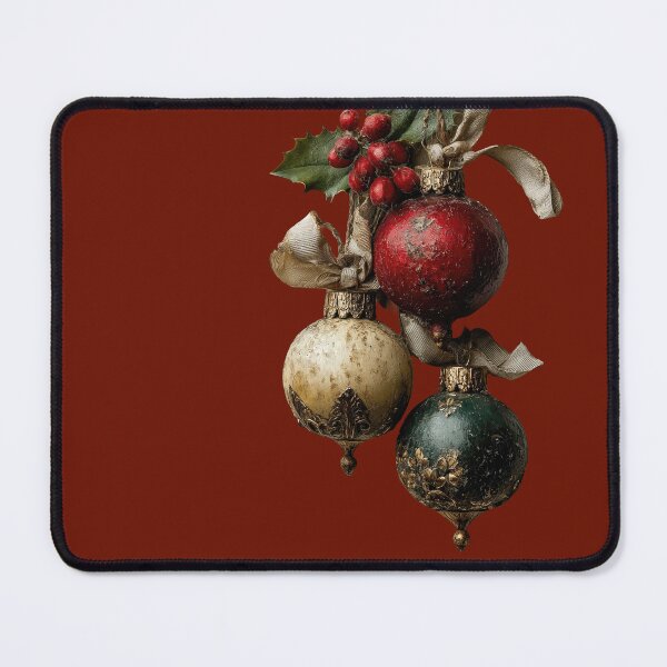 Item preview, Vintage Christmas Ornaments with Red Berries designed and sold by colorful-white.