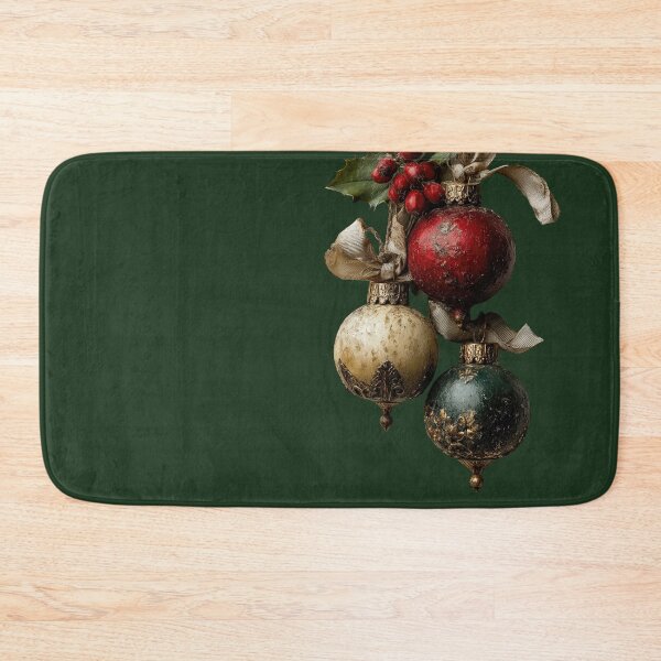 Item preview, Vintage Christmas Ornaments with Red Berries designed and sold by colorful-white.
