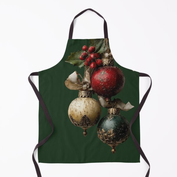 Item preview, Vintage Christmas Ornaments with Red Berries designed and sold by colorful-white.