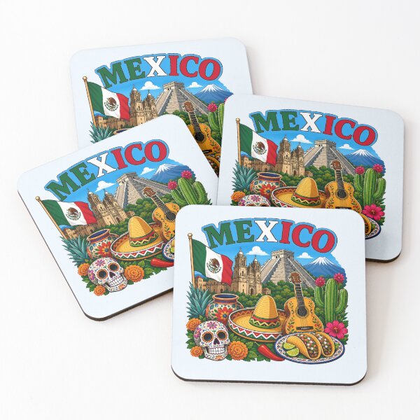 Item preview, Mexico - Cultural Heritage and Landmarks designed and sold by Myra365Art.