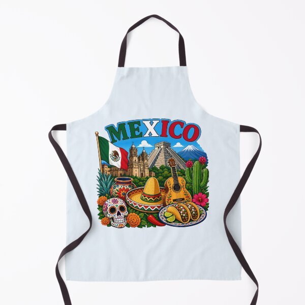 Item preview, Mexico - Cultural Heritage and Landmarks designed and sold by Myra365Art.