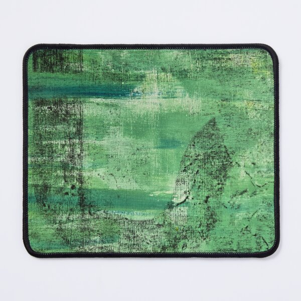 Item preview, The Path of Intuition Green Acrylic Painting Charcoal Drawing designed and sold by LaurenMyersArtist.