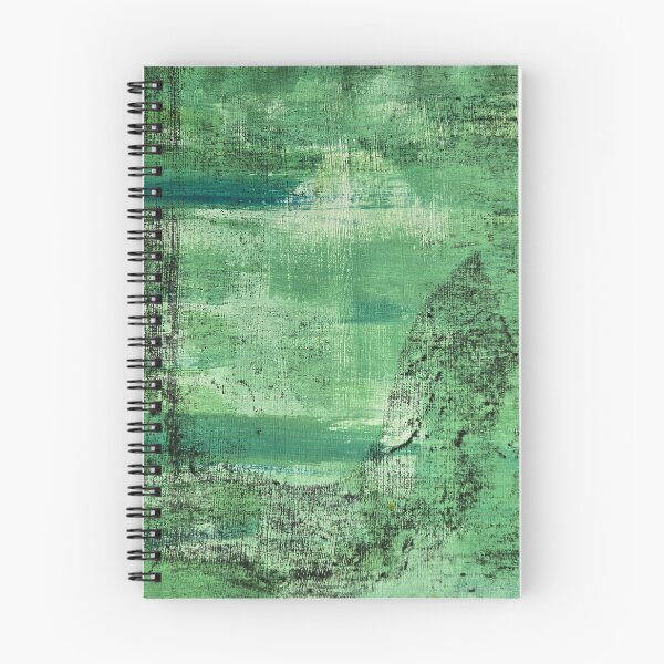 Item preview, The Path of Intuition Green Acrylic Painting Charcoal Drawing designed and sold by LaurenMyersArtist.