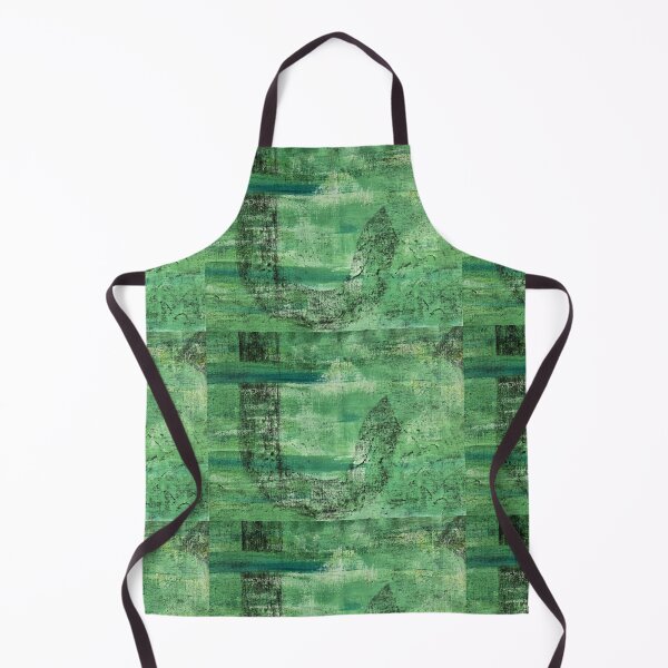 Item preview, The Path of Intuition Green Acrylic Painting Charcoal Drawing designed and sold by LaurenMyersArtist.