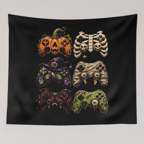 Item preview, Halloween themed gaming controllers design designed and sold by rafaeltto.
