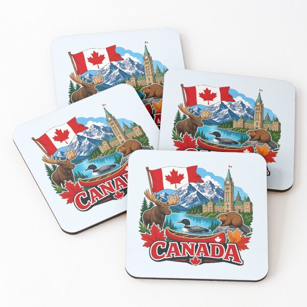 Item preview, Canada - Wildlife Landmarks and Heritage designed and sold by Myra365Art.